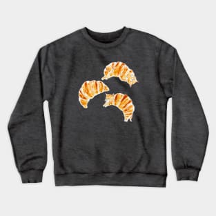 Croissant Cats Crewneck Sweatshirt